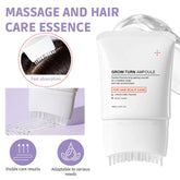 Scalp Care Serum with Built-in Massager Brush Nourishing Treatment Promotes Hair Growth & Reduces Hair Loss Repair Damaged Hair