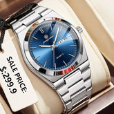 PAAZOMU Brand Luxury Men's Watch High Quality Students Watches Men Boys Fashion Stainless Steel Date Quartz Watch Reloj Hombre