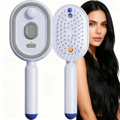 Curl Refresh Detangling Brush Head SPA Spray Comb For Women Girls Massage Hair Brush Anti-static Self-cleaning Spray Airbag Comb