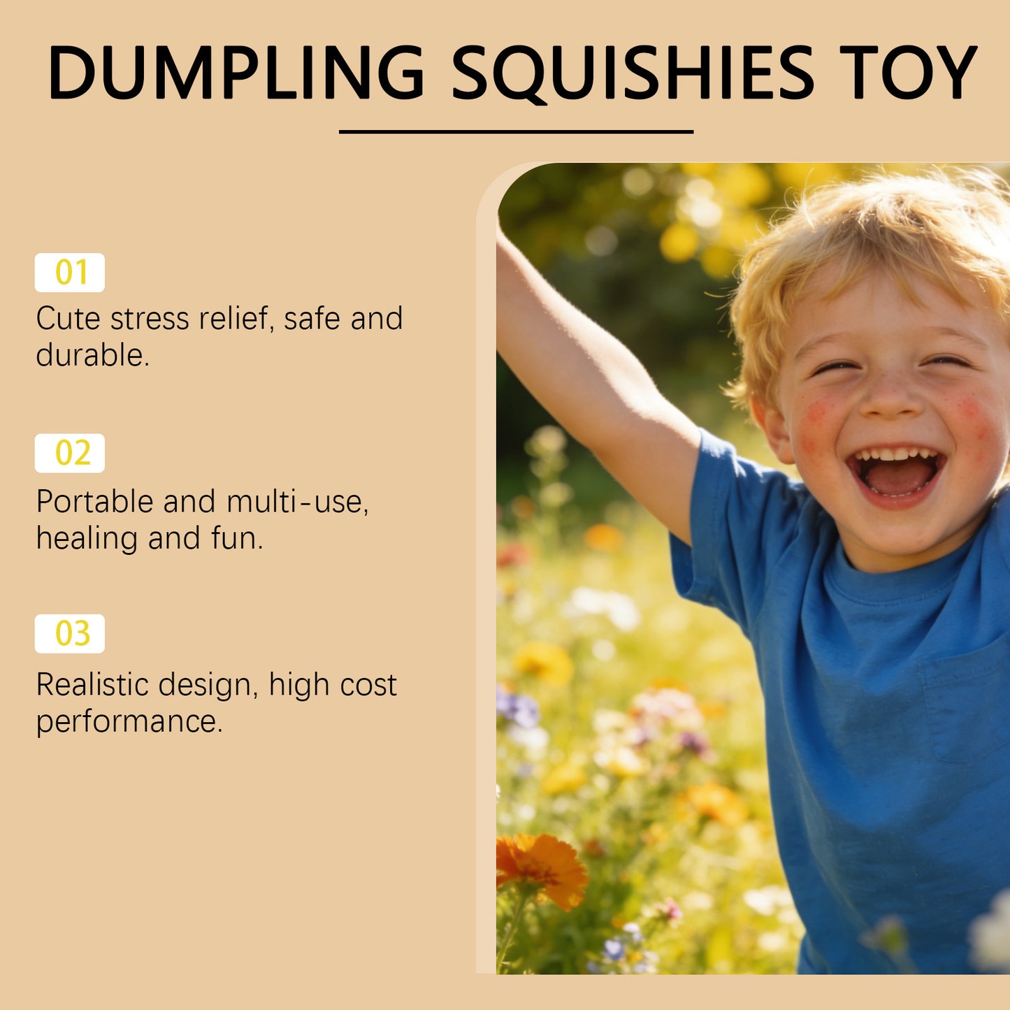 Squishy Bun Stress Relief Toy