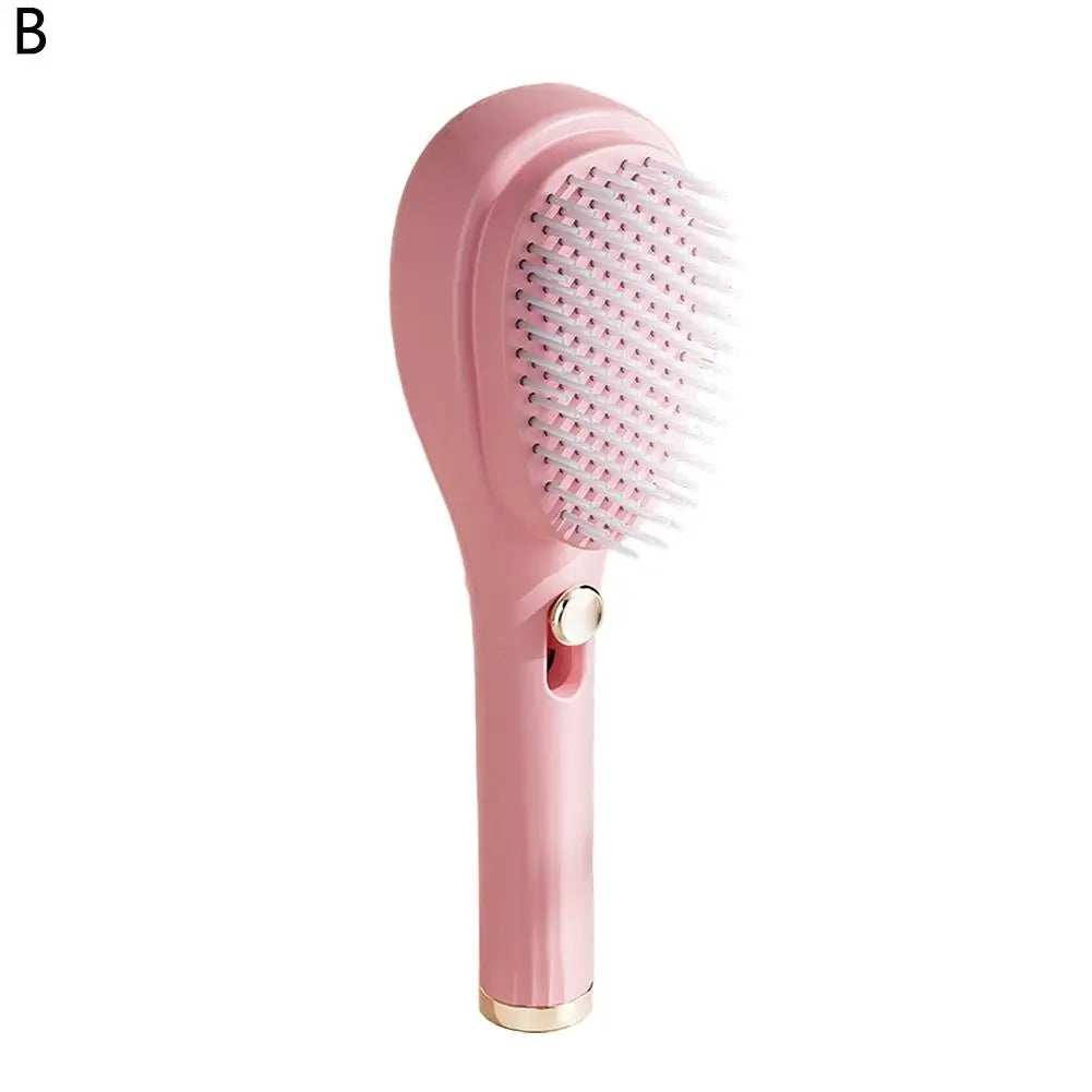 Curl Refresh Detangling Brush Head SPA Spray Comb For Women Girls Massage Hair Brush Anti-static Self-cleaning Spray Airbag Comb