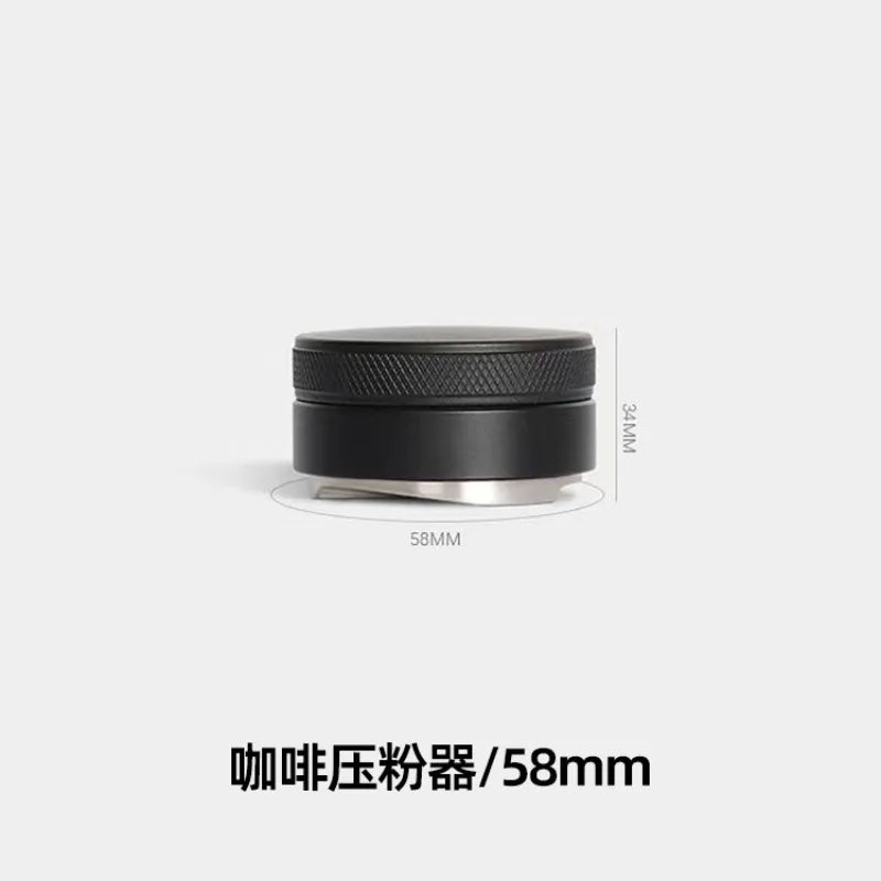 Coffee Distributor Espresso Distribution Tool/Leveler 3 Angled Slopes Adjustable Palm Tamper Fits 51/53/58mm Portafilter