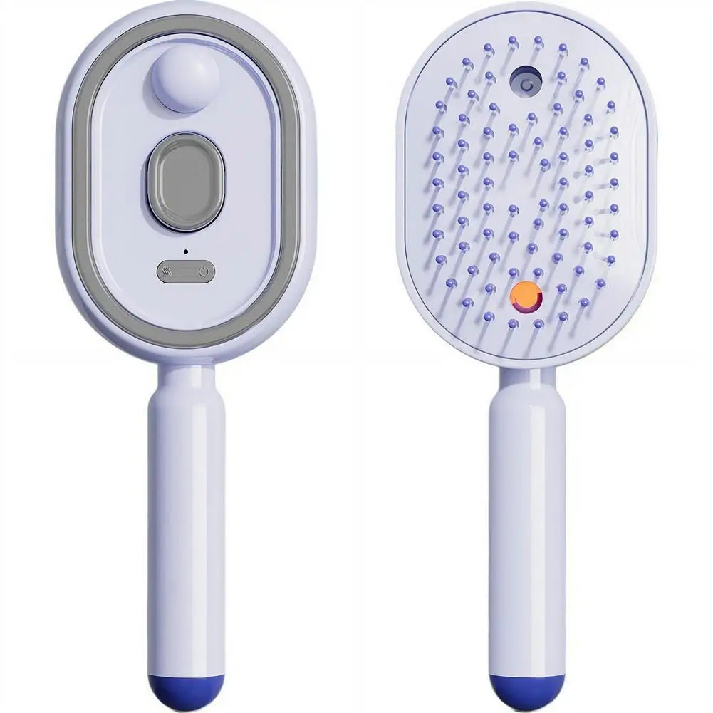 Curl Refresh Detangling Brush Head SPA Spray Comb For Women Girls Massage Hair Brush Anti-static Self-cleaning Spray Airbag Comb
