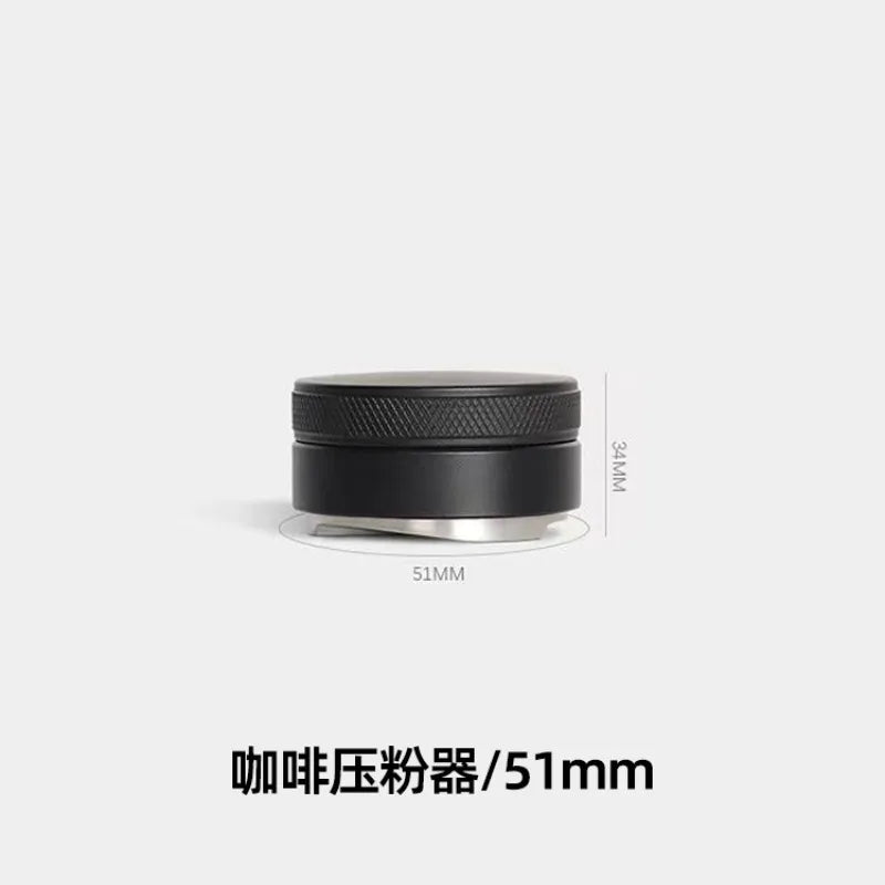Coffee Distributor Espresso Distribution Tool/Leveler 3 Angled Slopes Adjustable Palm Tamper Fits 51/53/58mm Portafilter