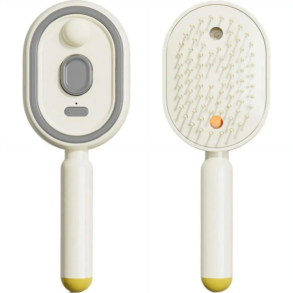 Curl Refresh Detangling Brush Head SPA Spray Comb For Women Girls Massage Hair Brush Anti-static Self-cleaning Spray Airbag Comb