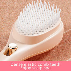 Curl Refresh Detangling Brush Head SPA Spray Comb For Women Girls Massage Hair Brush Anti-static Self-cleaning Spray Airbag Comb
