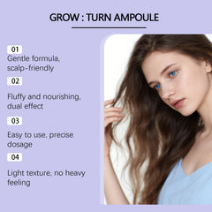 Scalp Care Serum with Built-in Massager Brush Nourishing Treatment Promotes Hair Growth & Reduces Hair Loss Repair Damaged Hair
