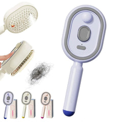 Electric steam comb with spray massage function, 2026. Reduces frizz and prevents static electricity